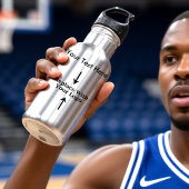 Bouteilles d'eau de logo d'affaires