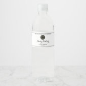 Bouteilles D'eau Étiquette blanche imperméable pour pot de cosmétiq (Devant)