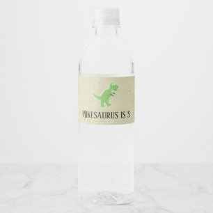 Bouteilles D'eau Étiquette bouteille de dinosaure pour enfants
