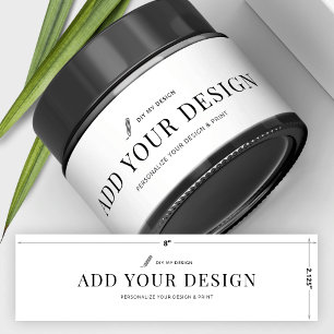 Bouteilles D'eau Étiquette personnalisée pour pot en verre Impressi