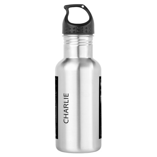 Bouteilles d'eau nommées faites sur commande de (Dos)