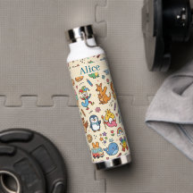 Bouteilles d'eau personnalisées pour enfants Alpha