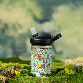 Bouteilles d'eau personnalisées pour enfants Alpha