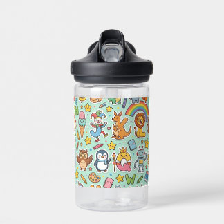 Bouteilles d'eau personnalisées pour enfants Alpha