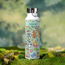 Bouteilles d'eau personnalisées pour enfants Alpha