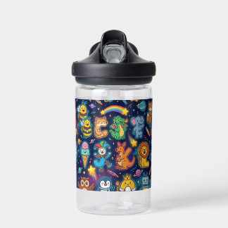 Bouteilles d'eau personnalisées pour enfants Alpha