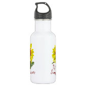 Bouteilles d'eau Tournesol (Dos)