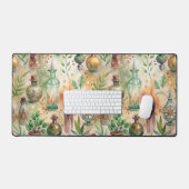 Bouteilles d'Herboriste Rustique Vert Marron (Clavier et souris)