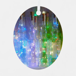 Bouteilles étincelantes Ornement en céramique