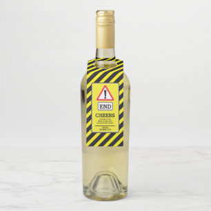Bouteilles Étiquettes de boisson personnalisées pour remercie