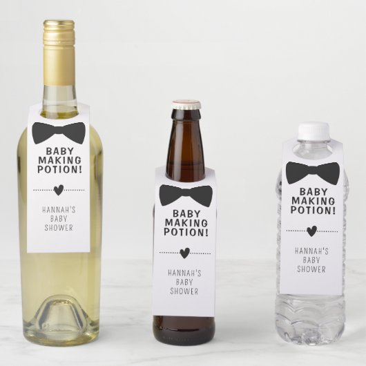 Bouteilles Étiquettes de suspension pour bouteille de potion (En situation)