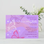 BOUTEILLES & ÉTOILES Invitation Bat mitzvah (Debout devant)