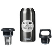 Bouteilles Isotherme Psaume 46:5 Aluminium (Devant)