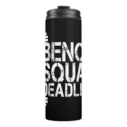 Bouteilles Isothermes 1000 livres de banc de posture accroupie de forme (Devant)