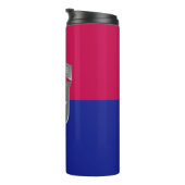 Bouteilles Isothermes 101e division aéroportée Aigle léger en argent (Tourné sur la droite)