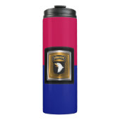 Bouteilles Isothermes 101e Division aéroportée hurlant Eagle Design (Devant)