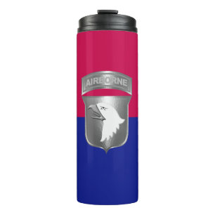 Bouteilles Isothermes 101e Division aéroportée Light Silver Eagle