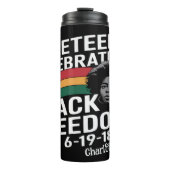 Bouteilles Isothermes 1865 : Célébration de la liberté noire (Devant)