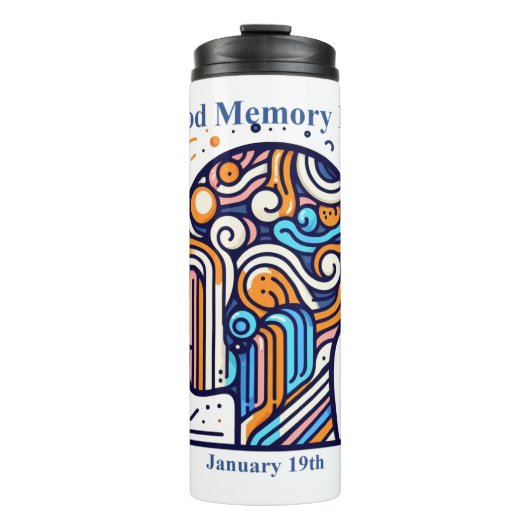 Bouteilles Isothermes 19 janvier - Bonne journée de mémoire (Devant)