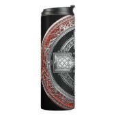 Bouteilles Isothermes [200] Ancient Celtic Sacred Silver Knot Cross (Tourné sur la gauche)