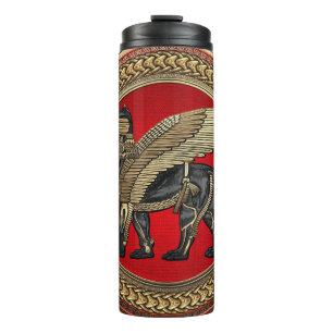 Bouteilles Isothermes [200] Lion ailé assyrien : Or et Lamassu noir
