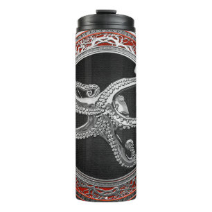 Bouteilles Isothermes [200] Sacred Silver Octopus dans Posture défensive