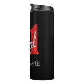 Bouteilles Isothermes 21 et juridique | Parties scintillant Red Faux 21e (Tourné sur la droite)