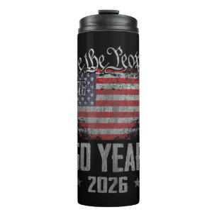 Bouteilles Isothermes 250 ans 250e anniversaire américain USA patriotiqu