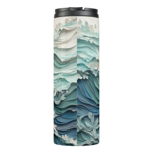 Bouteilles Isothermes 3d Ancre Sea Waves Art (Dos)