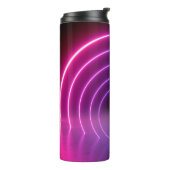 Bouteilles Isothermes 3d, glowing lines, tunnel, neon lights, virtual re (Tourné sur la gauche)