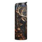 Bouteilles Isothermes 3d Gros Antler Buck Deer Rustique (Tourné sur la gauche)