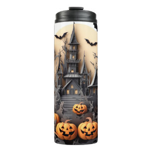 Bouteilles Isothermes 3e Halloween Citrouille Maison hantée