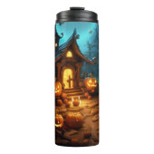 Bouteilles Isothermes 3e Halloween Citrouille Maison hantée (Devant)
