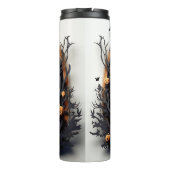 Bouteilles Isothermes 3e Halloween Citrouille Maison hantée (Dos)