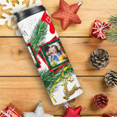 Bouteilles Isothermes 4 Noël Rouge Et Vert Modèle photo