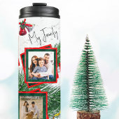 Bouteilles Isothermes 4 Noël Rouge Et Vert Modèle photo