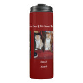 Bouteilles Isothermes 6 Cats Photo And Name ,Keepsake,Create You Own, (Devant)