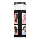 Bouteilles Isothermes 6 sections Photo personnalisée Simple cadre noir é (Dos)