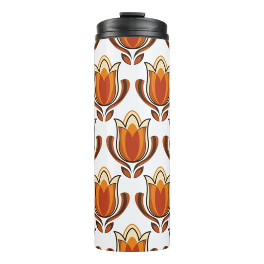 Bouteilles Isothermes 70's retro pattern material illustration70s,1970,p (Devant)