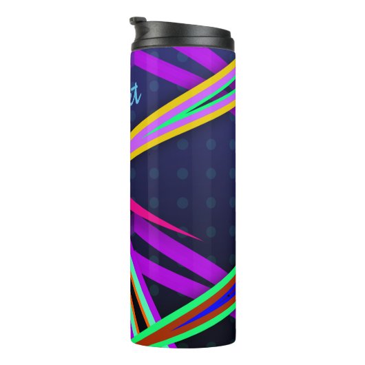 Bouteilles Isothermes 80 Fun Dark Vaporwave Style Design (Tourné sur la droite)