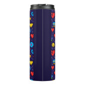Bouteilles Isothermes 8-Bit Pixel Gaming Insulated Travel Tumbler (Dos)