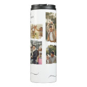 Bouteilles Isothermes 8 Huit Photo Moderne Élégant Collage Famille Amour (Dos)