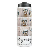 Bouteilles Isothermes 9 Collage photo Meilleure année mais noir calligra (Devant)