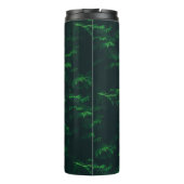 Bouteilles Isothermes À feuillage persistant arbre vert rustique noir (Dos)