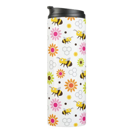 Bouteilles Isothermes Abeille & Fleurs (Tourné sur la droite)