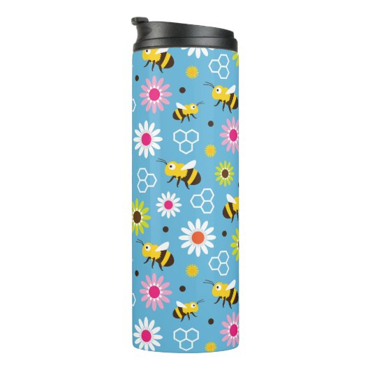 Bouteilles Isothermes Abeille & Fleurs (Tourné sur la droite)