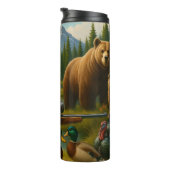 Bouteilles Isothermes Abondance sauvage, rêve du chasseur (Tourné sur la droite)