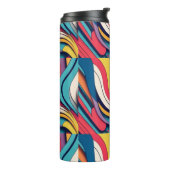 Bouteilles Isothermes Absract Art on Thermal Tumbler (Tourné sur la gauche)