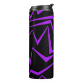 Bouteilles Isothermes Abstract, bold, vibrant geometric zigzag pattern (Tourné sur la gauche)