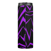 Bouteilles Isothermes Abstract, bold, vibrant geometric zigzag pattern (Dos)